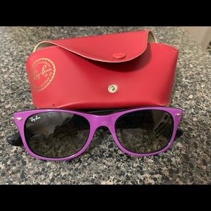 Purple Rayban Sunglasses